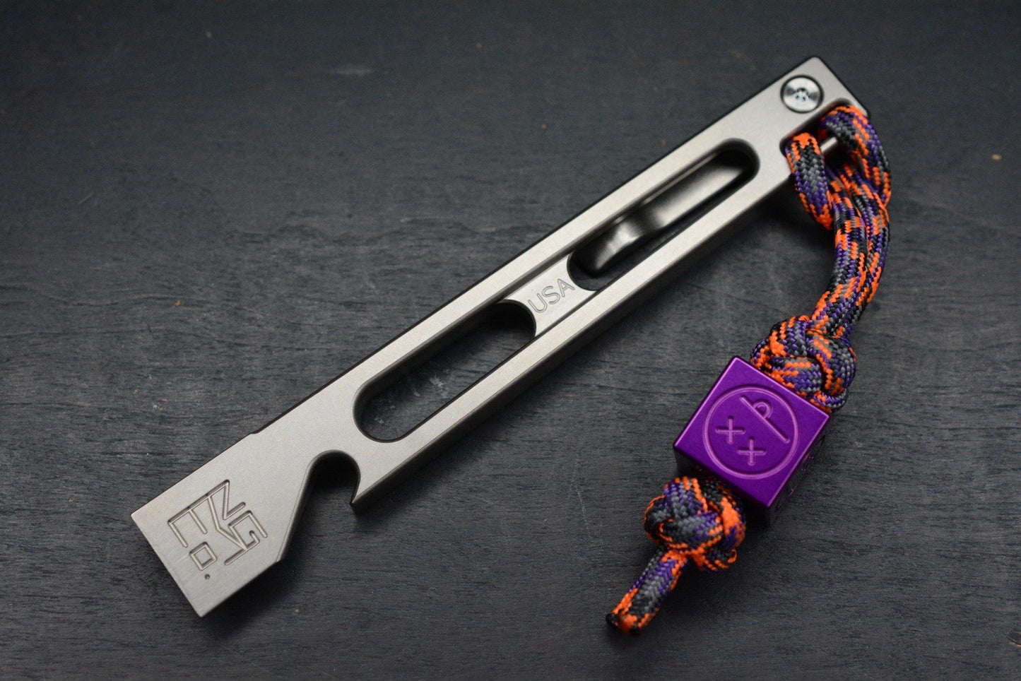 NEW Nice Guy Machine Co Side Piece Ti Pry w/ TKW Frankart Bead NGMCo