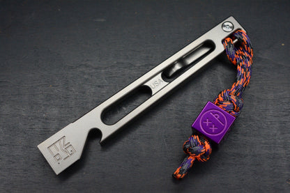 NEW Nice Guy Machine Co Side Piece Ti Pry w/ TKW Frankart Bead NGMCo