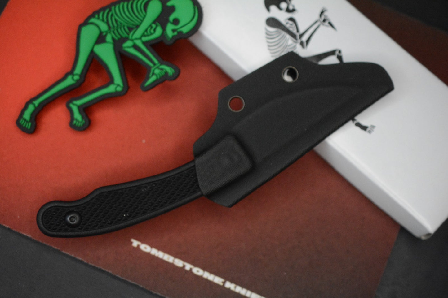 RARE Ed’s Manifesto & Sneakreaper Elvia Field Knife - Black / Acid Stonewash