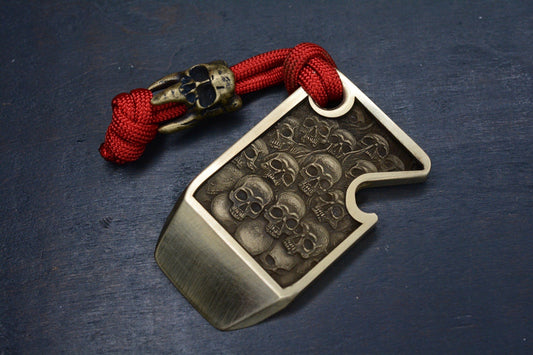 Super Rare Custom “Fatboy Creations” Skull Bar USA Made Handmade Re NGMCo Playge