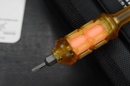 NEW Griffin Combat Pheonix Bit Driver Ultem w/ Orange GITD Insert Re JRW