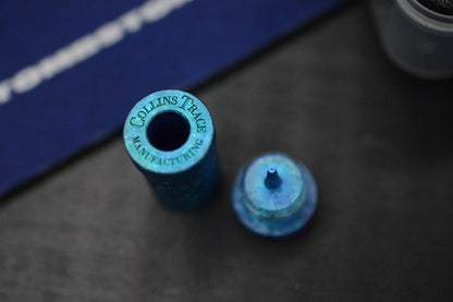 RARE++ Collin’s Trace “The End” XL Ice Blue Crystalized Ti Bead Re Playge JRW