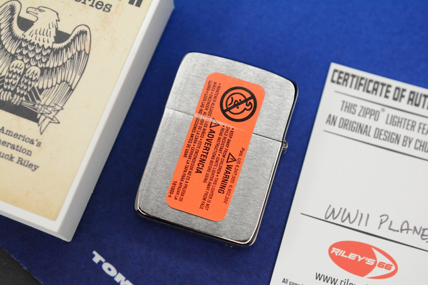 RARE Zippo WWII Planes Special Edition - Keep Em Flying w/ Vintage Box & COA