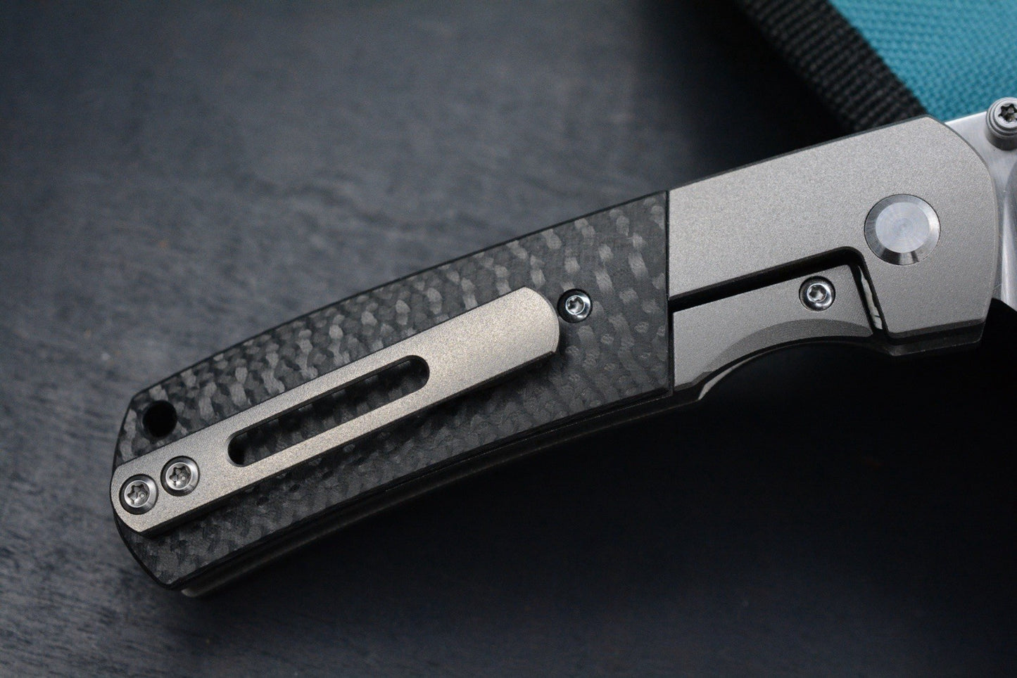 NEW Monterey Bay Knives - Mini Old Guard Fat Carbon Inlay / Ti - ZDP Drop Point