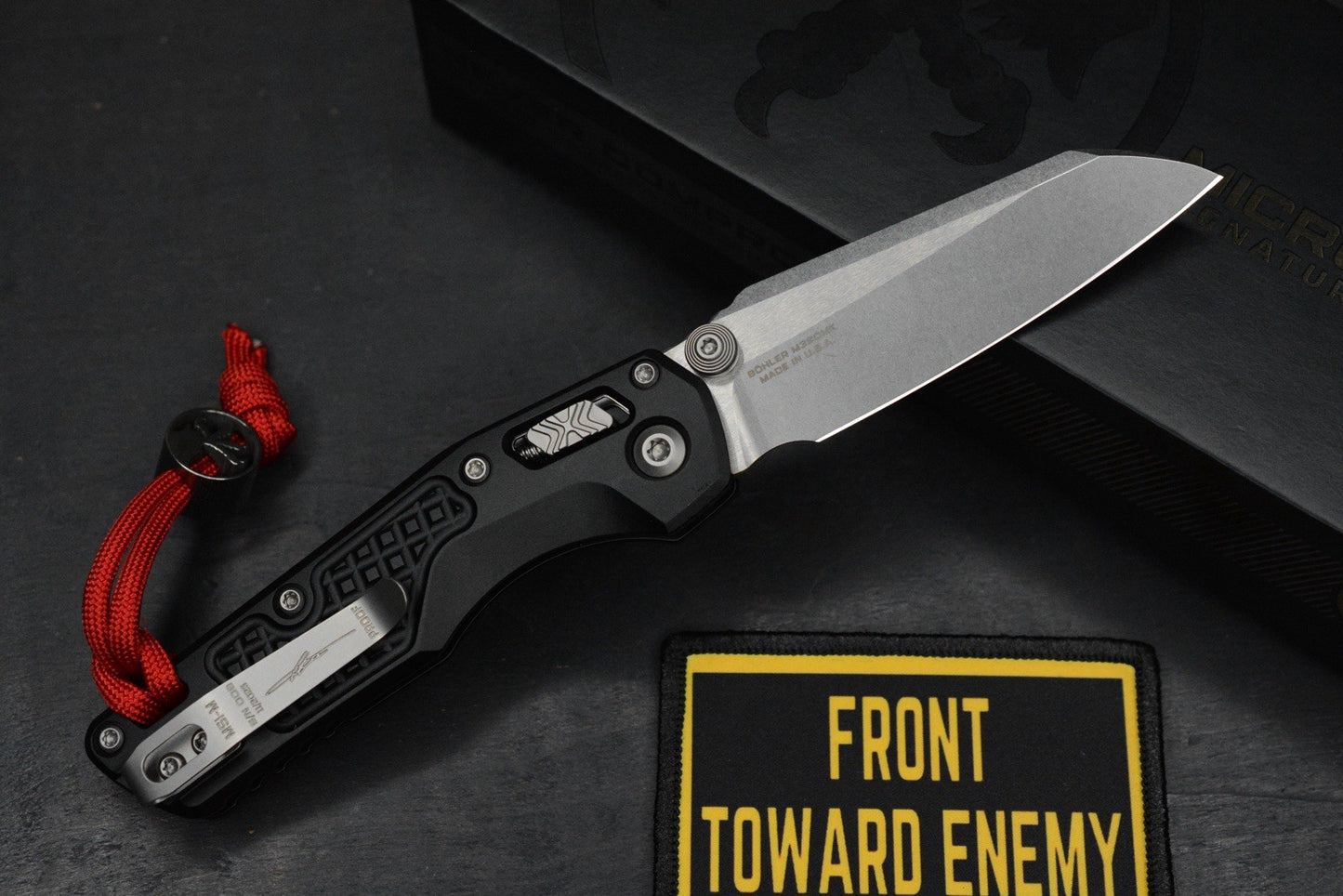 NEW Microtech MSI MINI Proof Run Low SN 008 - SW M390K / Black Aluminum Frag