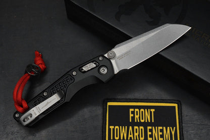 NEW Microtech MSI MINI Proof Run Low SN 008 - SW M390K / Black Aluminum Frag