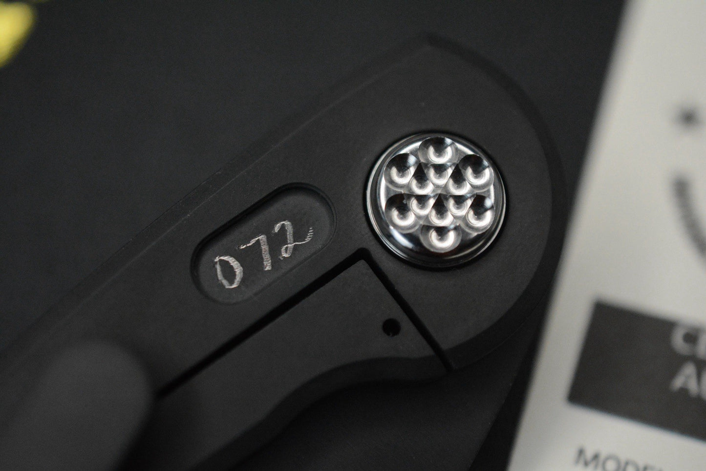 CUSTOM DSK Tactical Mini VX 3” - Black PVD CP / Milled Ti Handles SN 72 Of 100