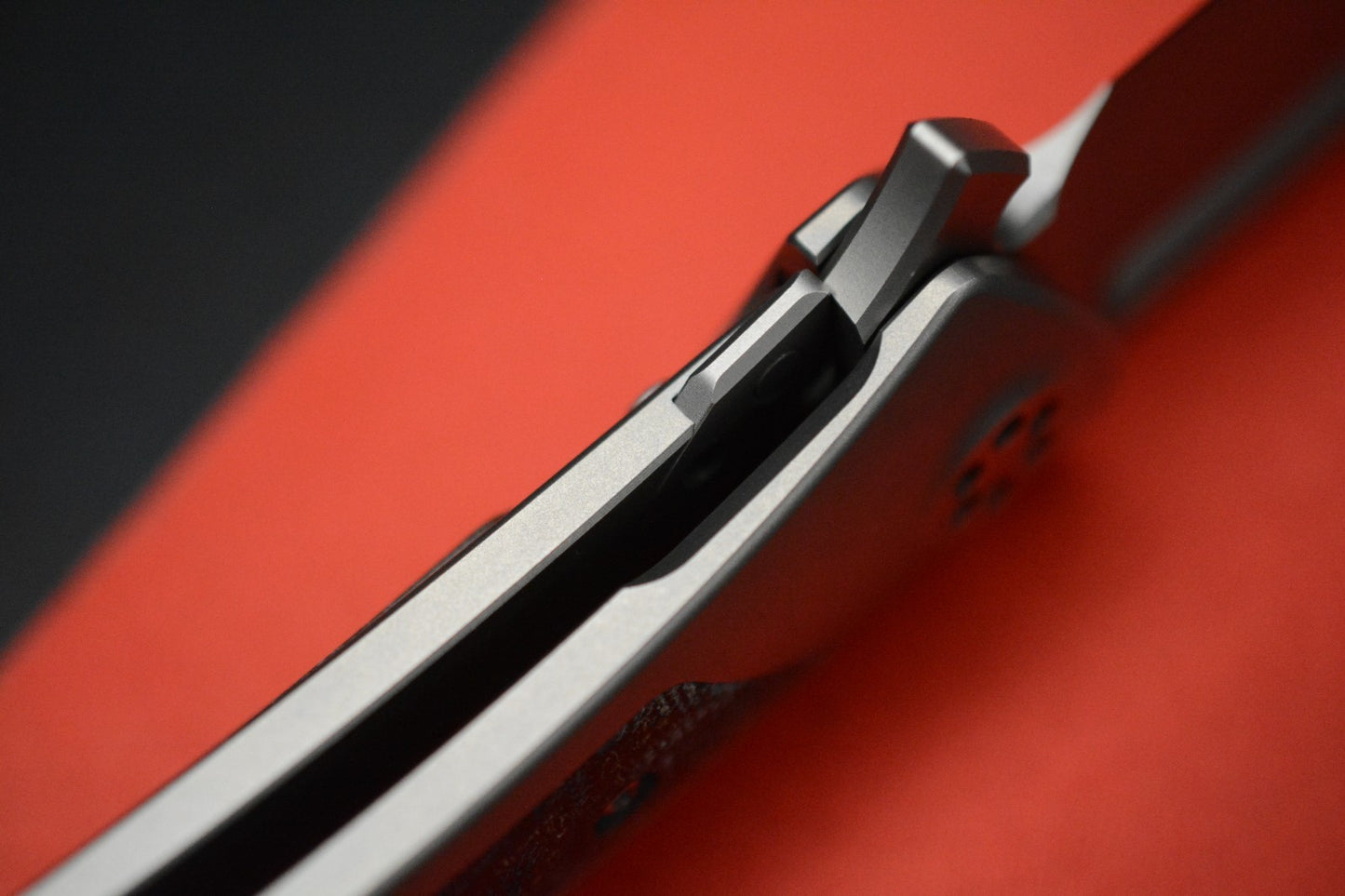 NEW SharpByDesign Brian Nadeau Typhoon 10 - Burl Micarta Inlay  / Slotted M390