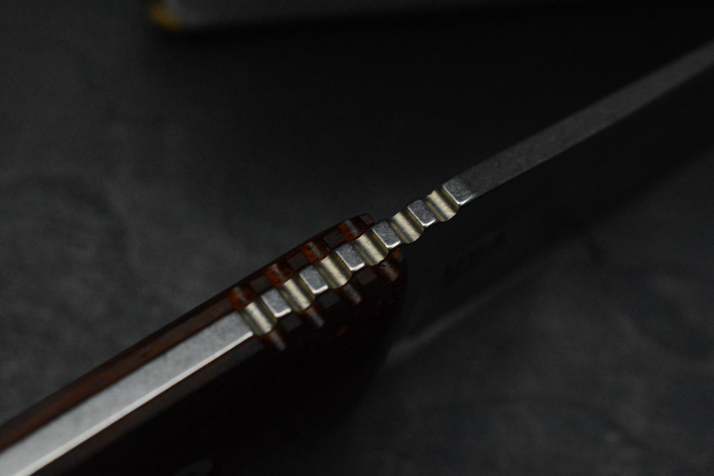 NEW Hinderer Flashpoint Magnacut Sheepsfoot Fixie - Stonewash Cocobolo Handle