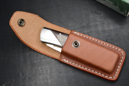 RARE++ Al Mar Denali Top Gun Cocobolo Handles SS Bolsters w/ Leather Sheath