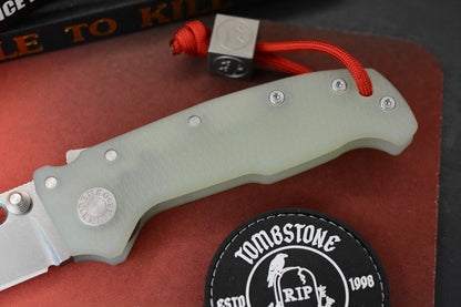 NEW Demko MGAD20 Compact Batwing - Natural G10 / Stonewash Magnacut SN 124
