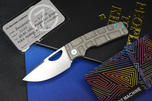 NEW Oz Machine Co Roosevelt Standard - Dark Mag Scales / Teal Accents / MagnaCut