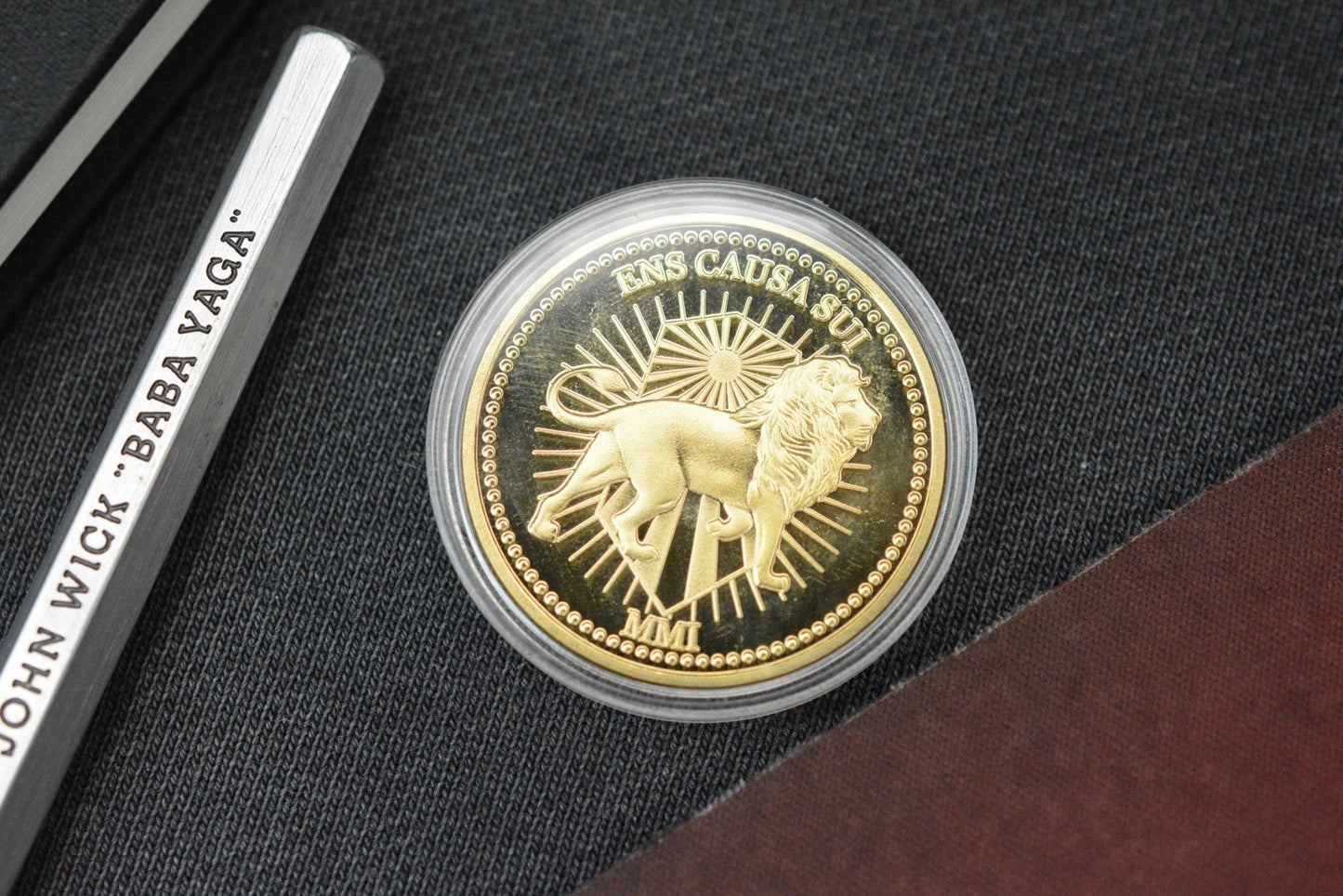 NEW TKW “Baba Yaga” John Wick Ti Pencil Spike w/ Patch & Coin