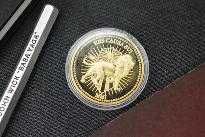 NEW TKW “Baba Yaga” John Wick Ti Pencil Spike w/ Patch & Coin