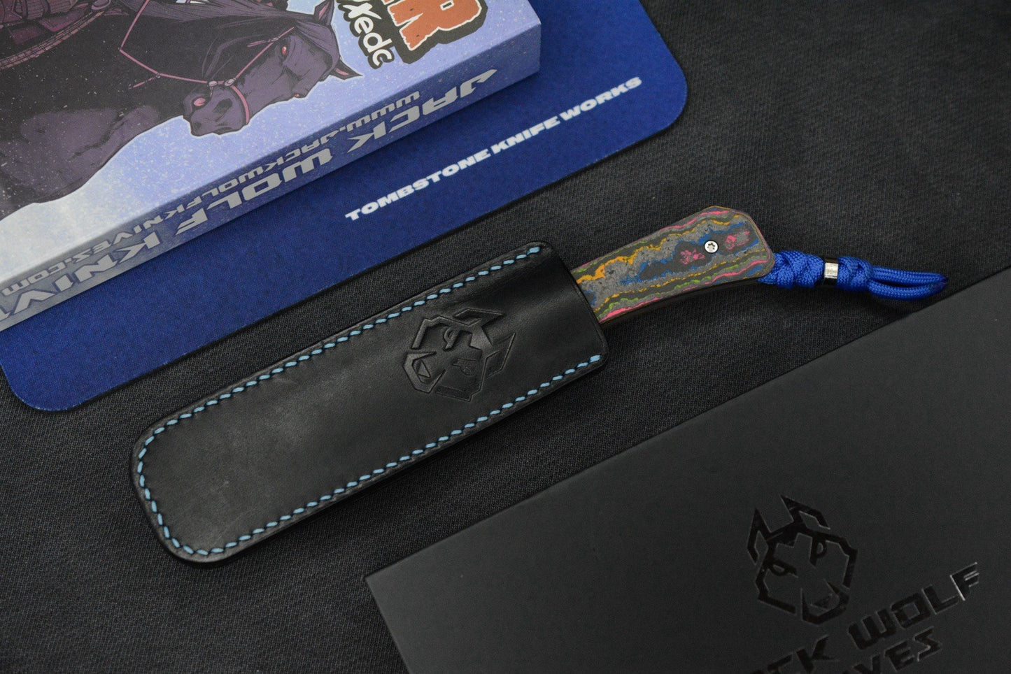 NEW Jack Wolf Pioneer Jack FIXedc - 80s Camo Carbon / S90V w/ Sheath