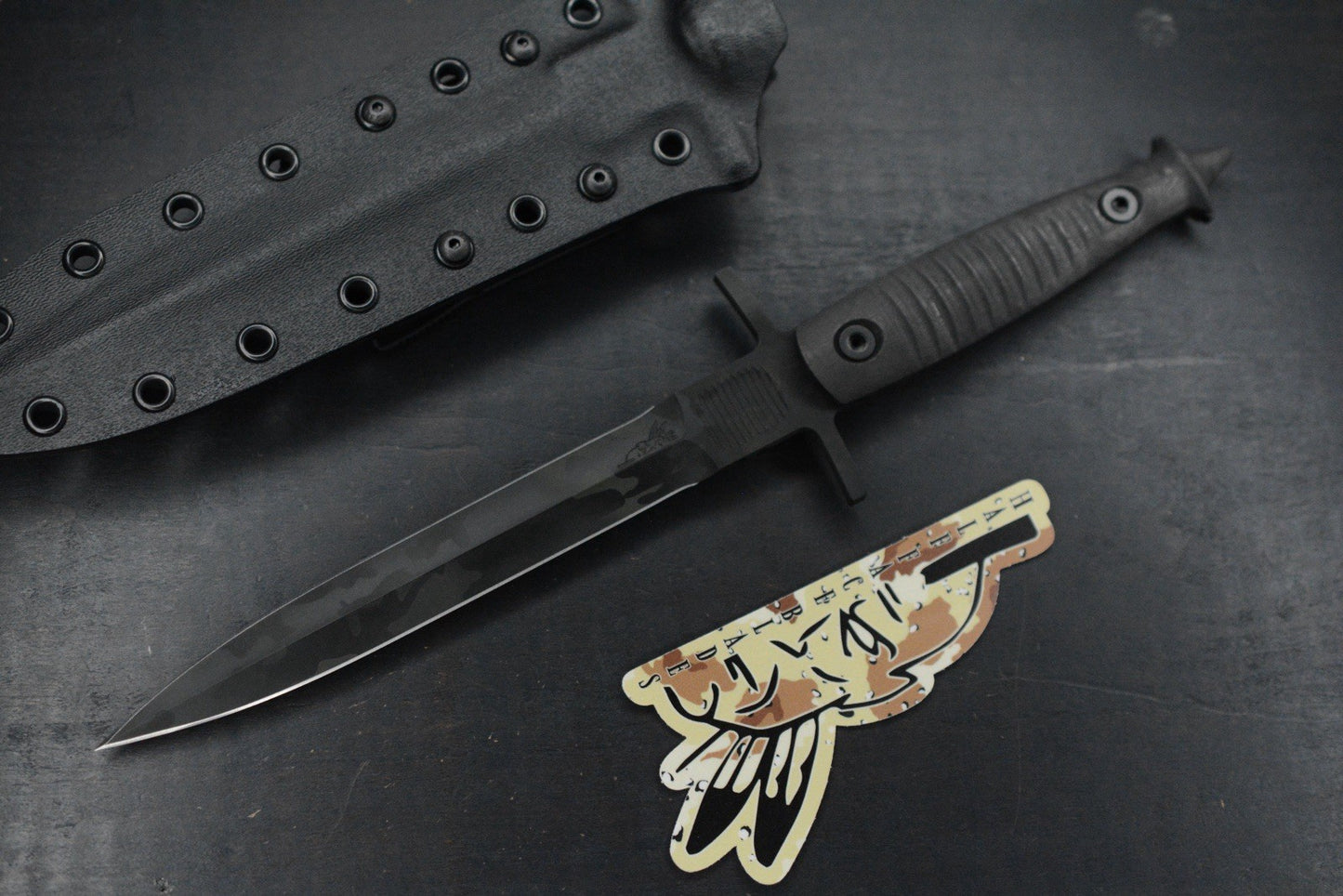 NEW Half Face Blades - V-42 Dagger Black Dunes Carbon/ Multicam Cerakote
