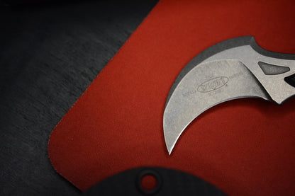 RARE Microtech x Bastinelli Iconic Fixed Blade - Black G10 / SW LOW SN 012