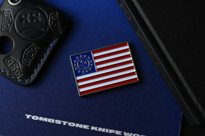 CUSTOM Andy Frankart Flag Coin America 250 w/ GSD Leather Sheath