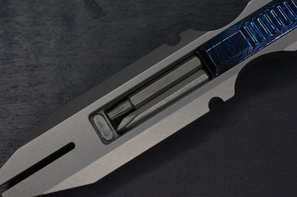 RARE Arcane Design Space Bar Titanium Anodized Timascus w/ Micro Bits