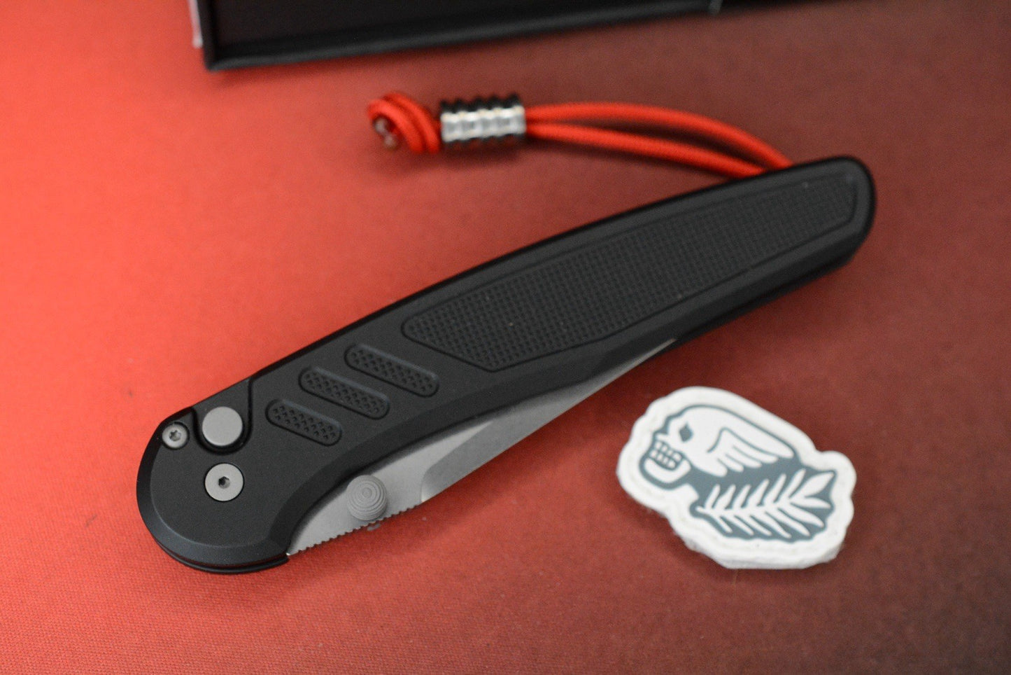 RARE Protech x Peace Neighbor Avalon - Stonewash Magnacut 4.25” Manual Button