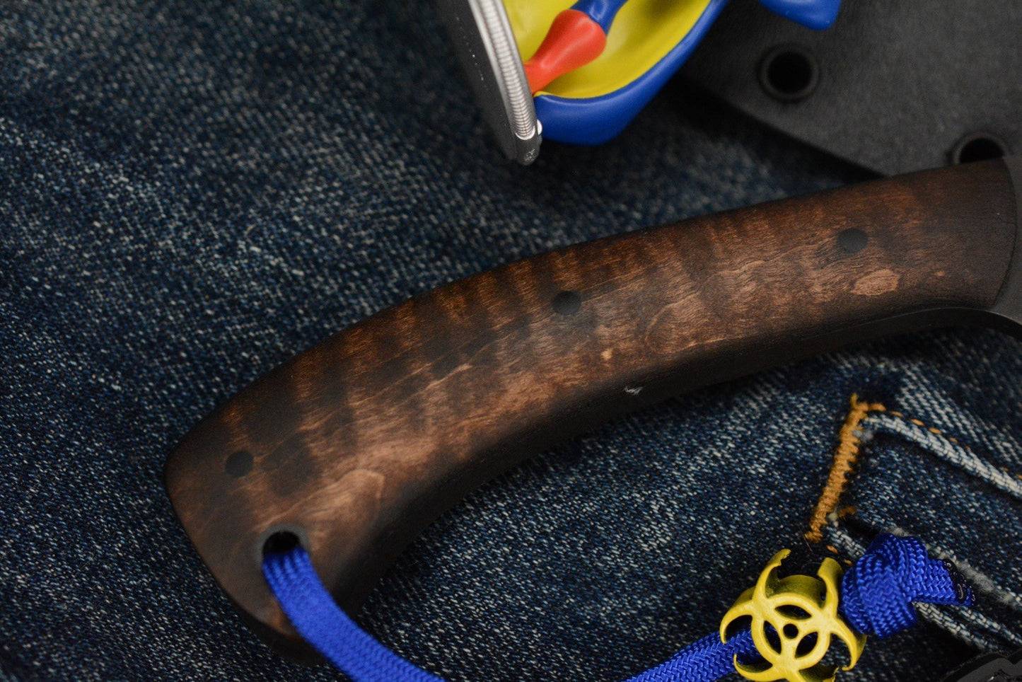 RARE++ Winkler Knives - Shadow Strike 80CRV2 Steel Flat Grind / Maple Handle