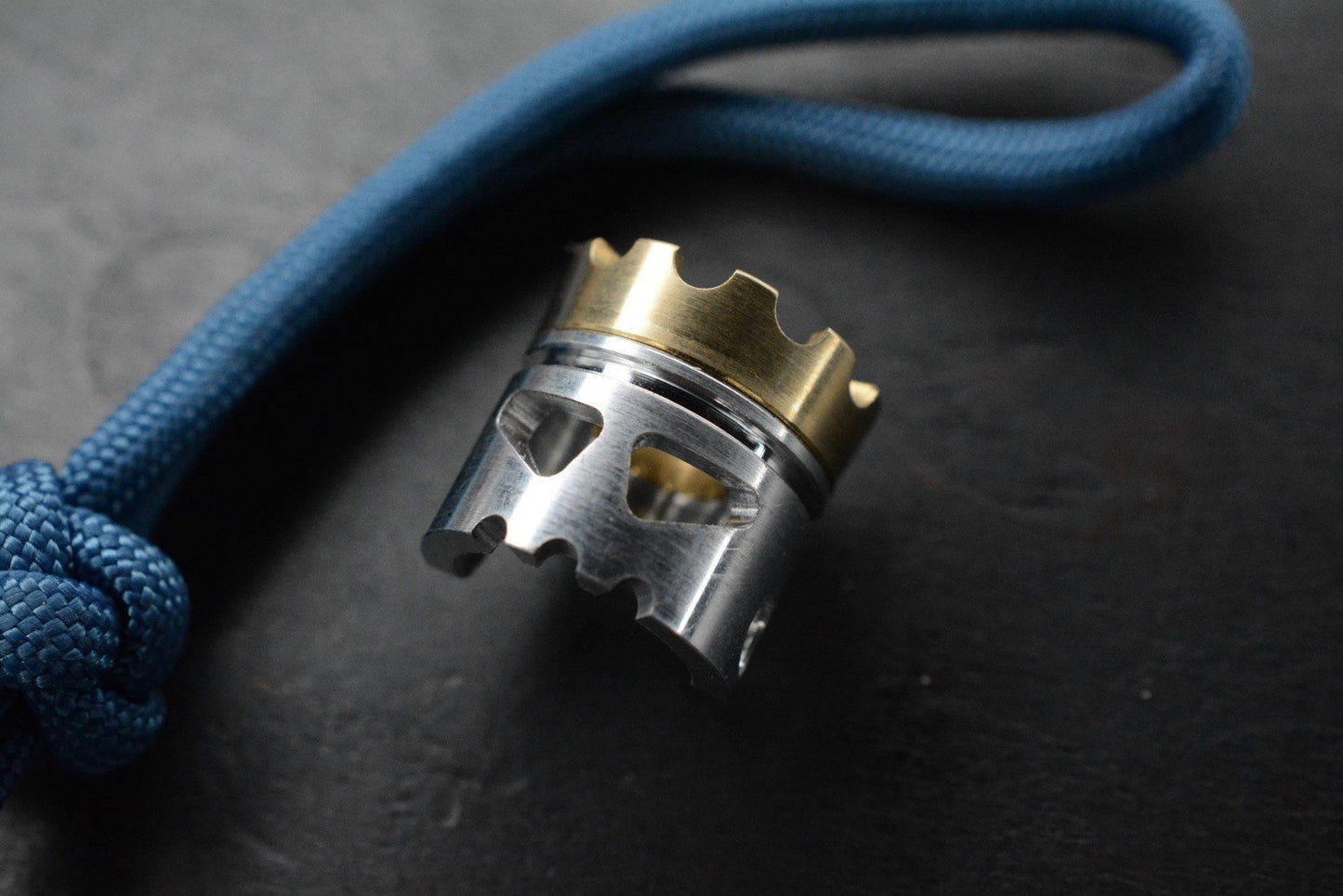 RARE Pistons Pete Brass / Ti Skull