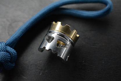 RARE Pistons Pete Brass / Ti Skull