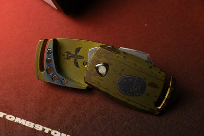RARE D Rocket x Audacious Concepts Nana’ Slice Ltd Ed - Ti IMP Scissor Folder