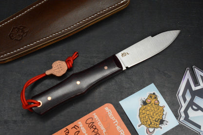 NEW Jack Wolf x LT Wright Vampire Hunter /Crimson Canvas Micarta /AEB-L USA MADE