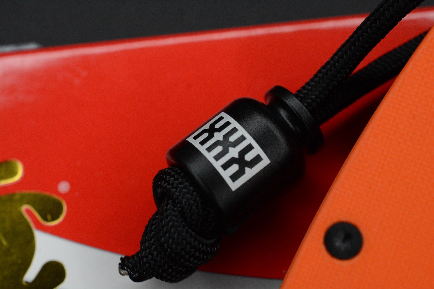 RARE Spyderco EXC Military 2 Black DLC /Orange G-10 Comp Lock w/Poison Bead