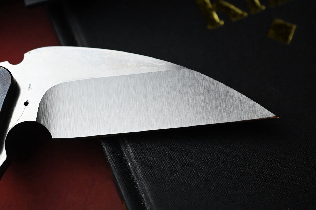 RARE++ Medford FUK Flipper - Striped Ti / D2 Drop Point USA MADE w/ COA & Case