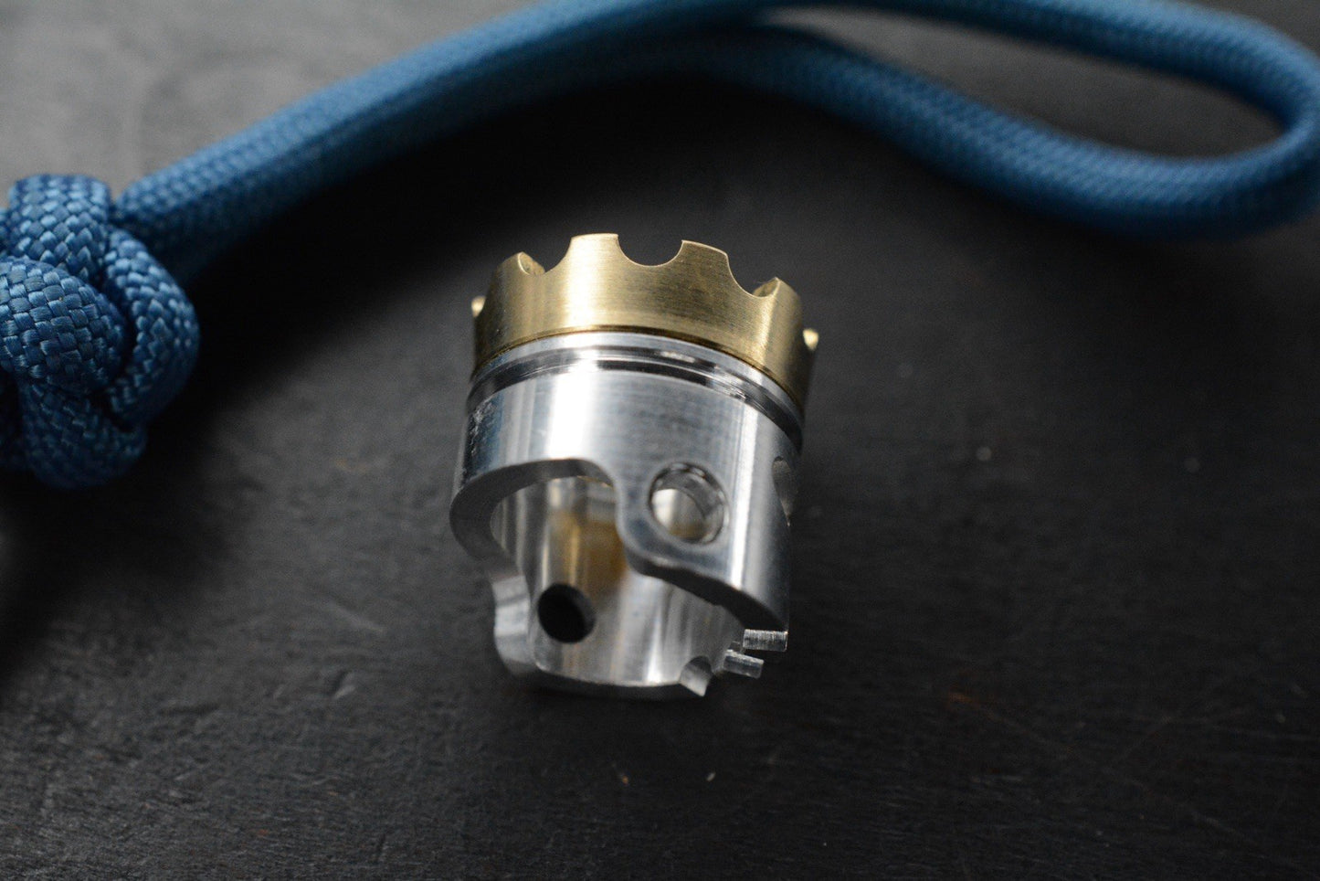 RARE Pistons Pete Brass / Ti Skull