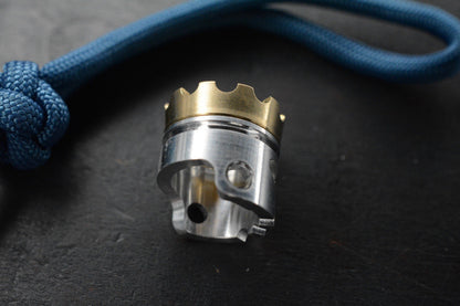 RARE Pistons Pete Brass / Ti Skull