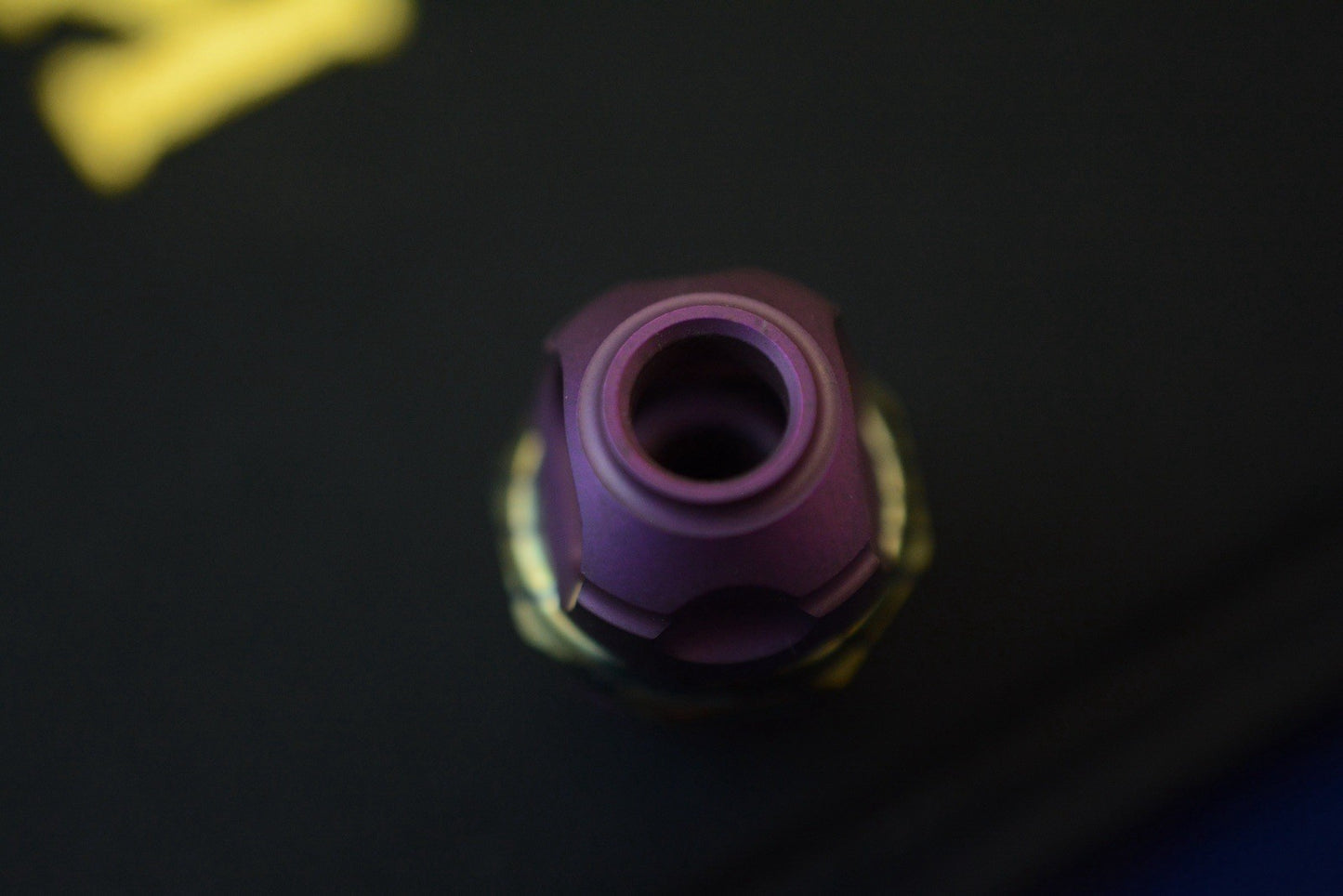 RARE Copperhead Timascus Core Bead - Purple Ano