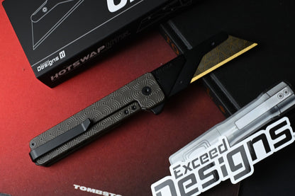 NEW Exceed Designs x Urban EDC TiRant Ultra - Bronze Ti Chaos Seigahai Skiff