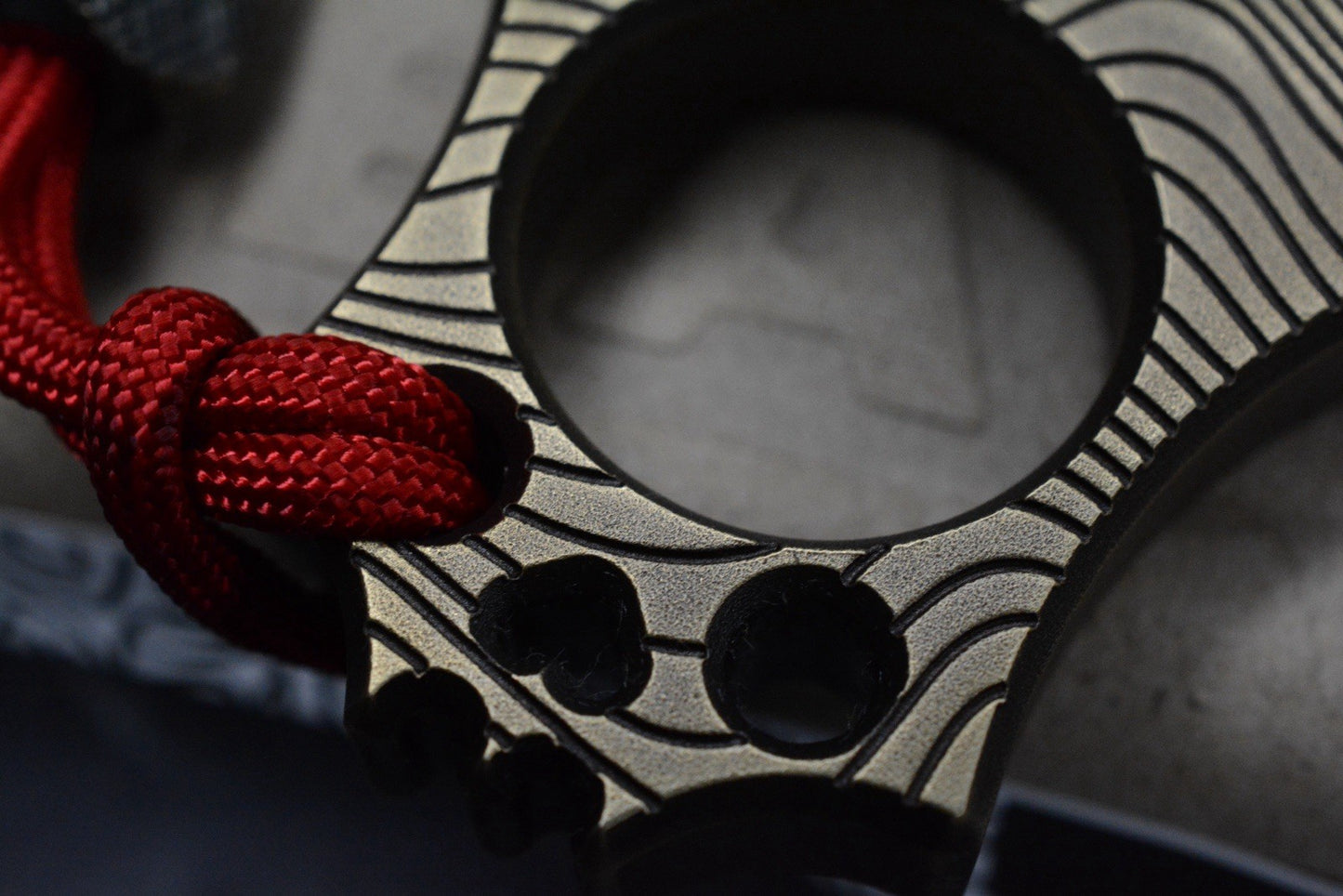 NEW WKRMN Bonehead Derpy 1/4lb Paper Weight Brass w/ Etched Brass Bead