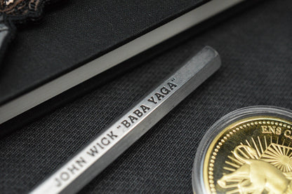NEW TKW “Baba Yaga” John Wick Ti Pencil Spike w/ Patch & Coin