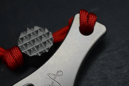 RARE PSD Designs Double Infinity Titanium Bottle Opener w/ TKW Curator