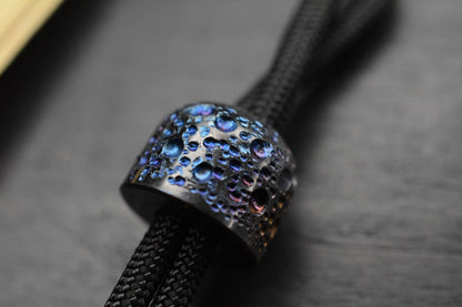 NEW Salt & Peppa Bean Zirc Bead - Moonrocked & Flamed Finish - Seeds Collection