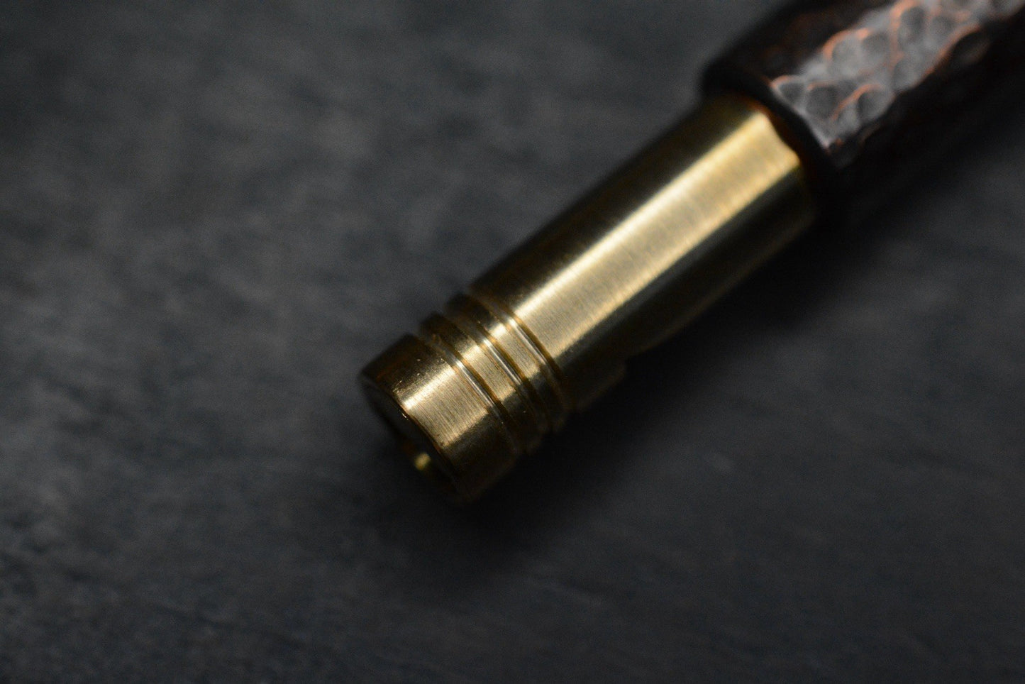 NEW Urban EDC x Fiddle Foundry Hammered Copper Brass Custom Whistle