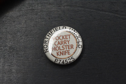 NEW Great Eastern Cutlery #P74525 Northfield Ivory Linen Micarta Pocket Fixie