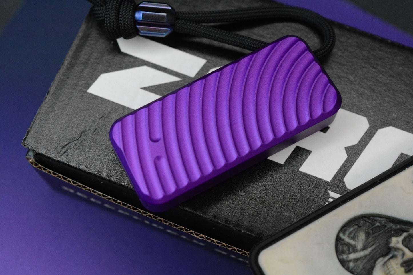NEW RIVERY × CadLabZero OG Pattern - Royal Purple w/ Ti Bead & Patch