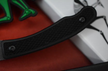 RARE Ed’s Manifesto & Sneakreaper Elvia Field Knife - Black / Acid Stonewash