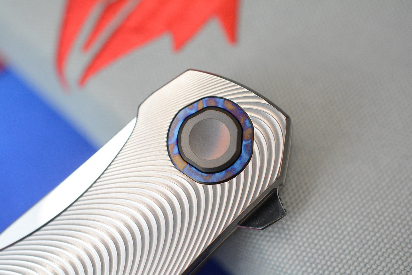NEW Holt Blade Works Renegade - Ridgeback Ti/ Black Timascus / Ano HDW w/ COA