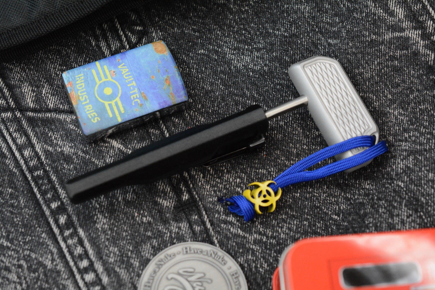 NEW Bastanelli Creation Ventilation Spike - Grey Aluminum w/ Fallout Pack