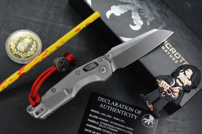 RARE Microtech MSI MINI -  Marfione Selects / Fluted Titanium w/ John Wick Pack