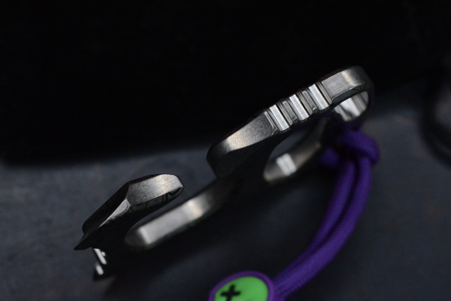 RARE Triple Aught Design Rook TOPO Ti / Bottle Opener w/ Wkrmn Skull Bead