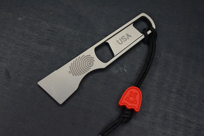 NEW Nice Guy Machine Co Sheva Sleeper - Pouch Princess Ti Pry w/ Wkrmn Bead