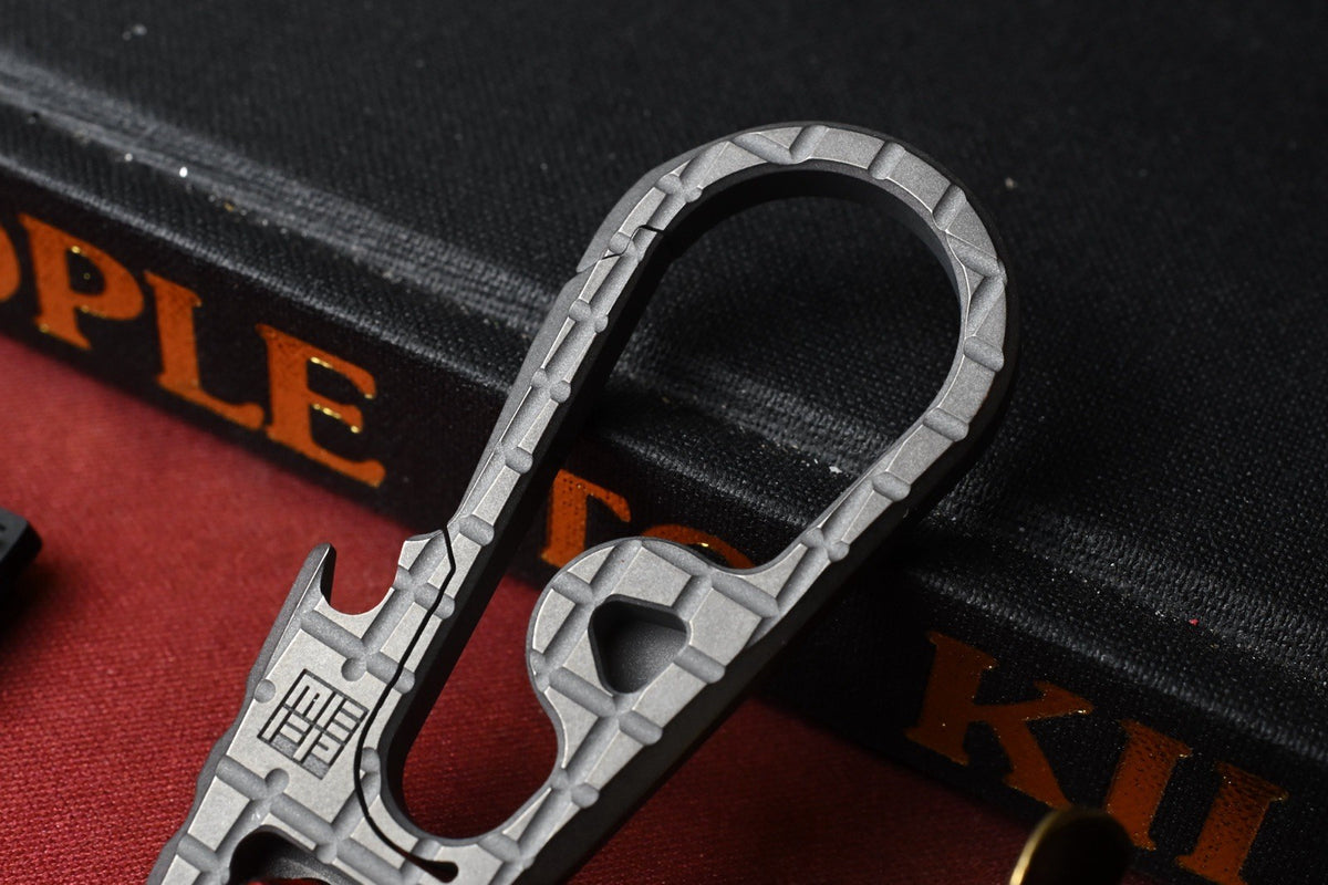 RARE Monkey Edge x Shirogorov Zaika - Frag Pattern Ti w/Monkey Bead & MEFP Patch