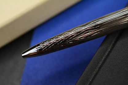 RARE Rolex Silver Diamond Ballpoint Pen w/ Original Packaging